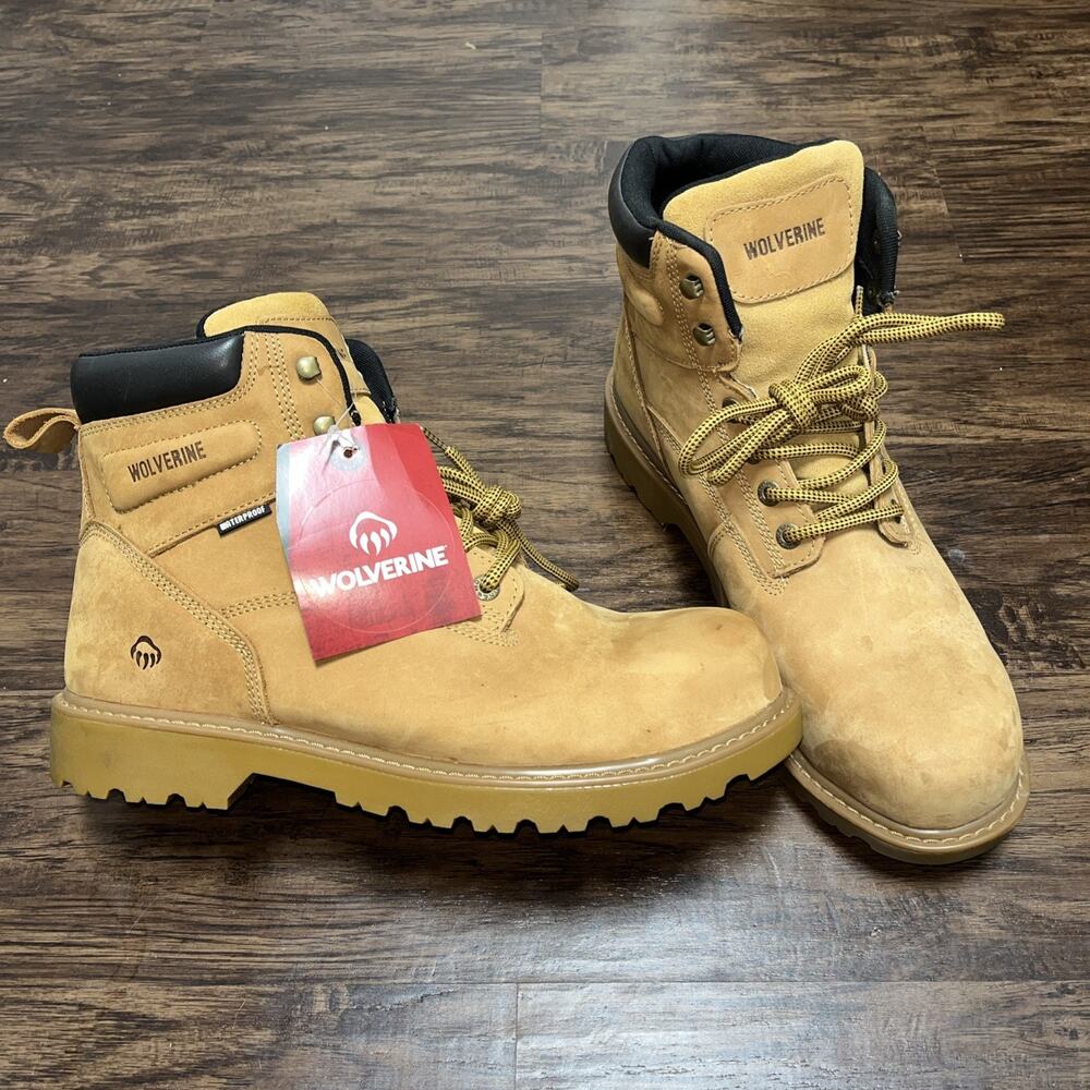 Wolverine Men’s Floorhand Waterproof Steel Toe 6" Work Boots Size 13
